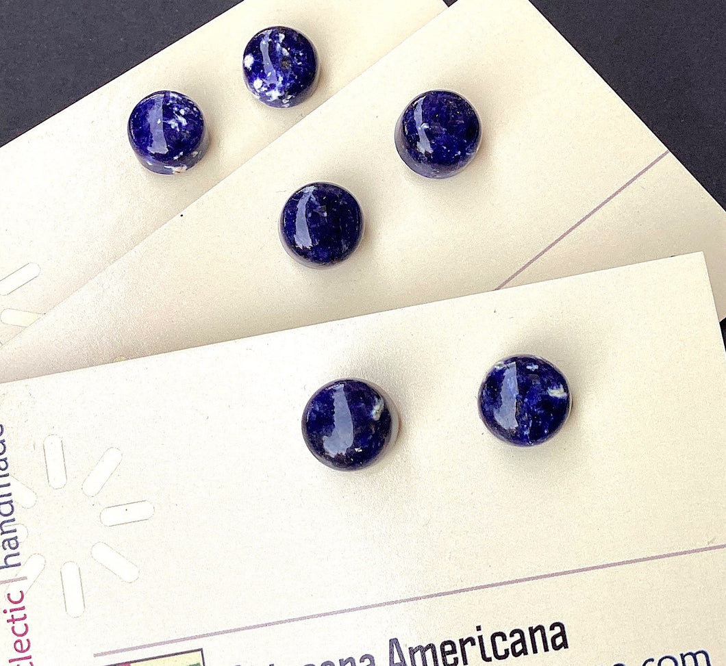 Sodalite Stud Earrings