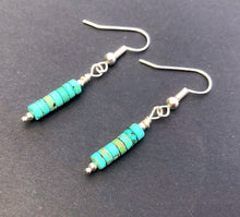 Load image into Gallery viewer, Kingman Turquoise Earrings
