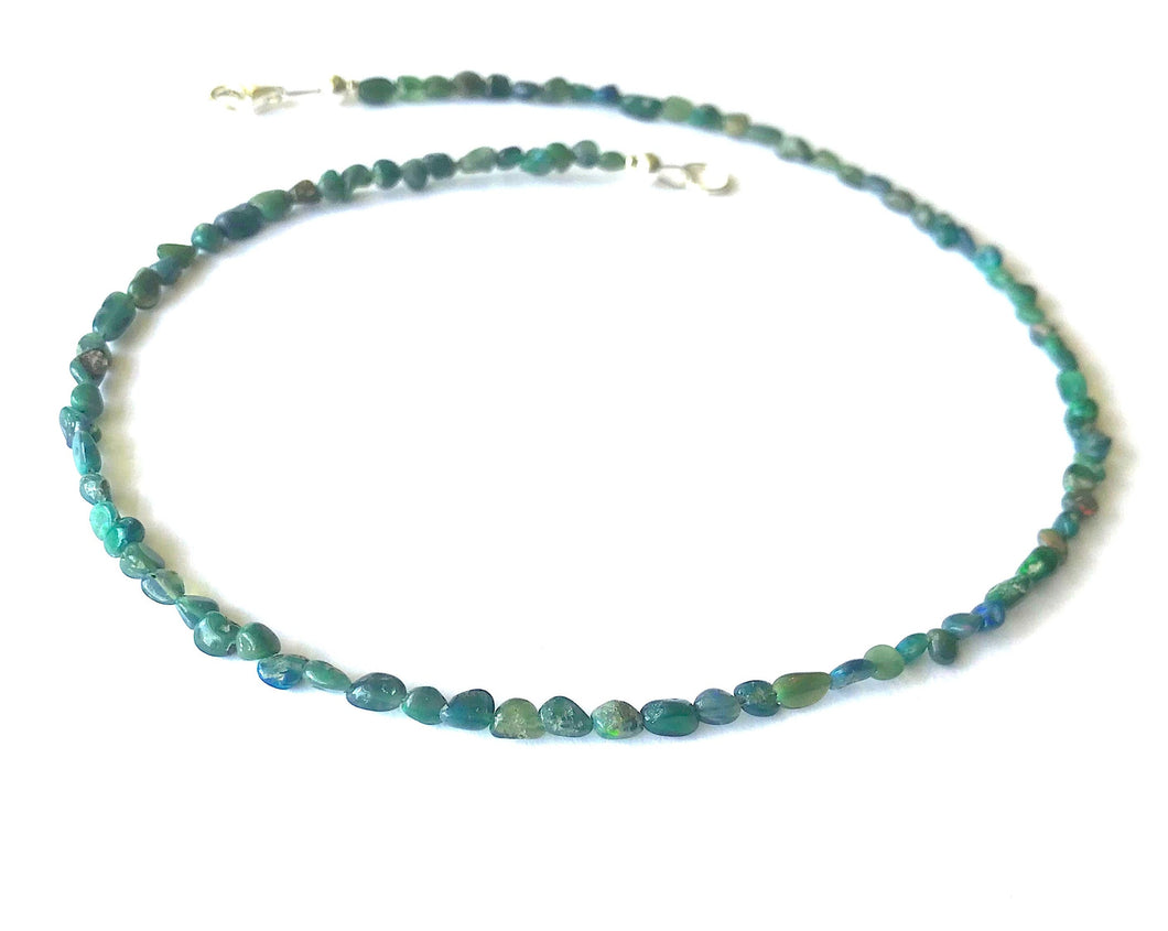 Blue Opal Necklace