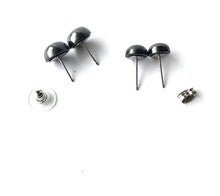 Load image into Gallery viewer, Hematite Studs
