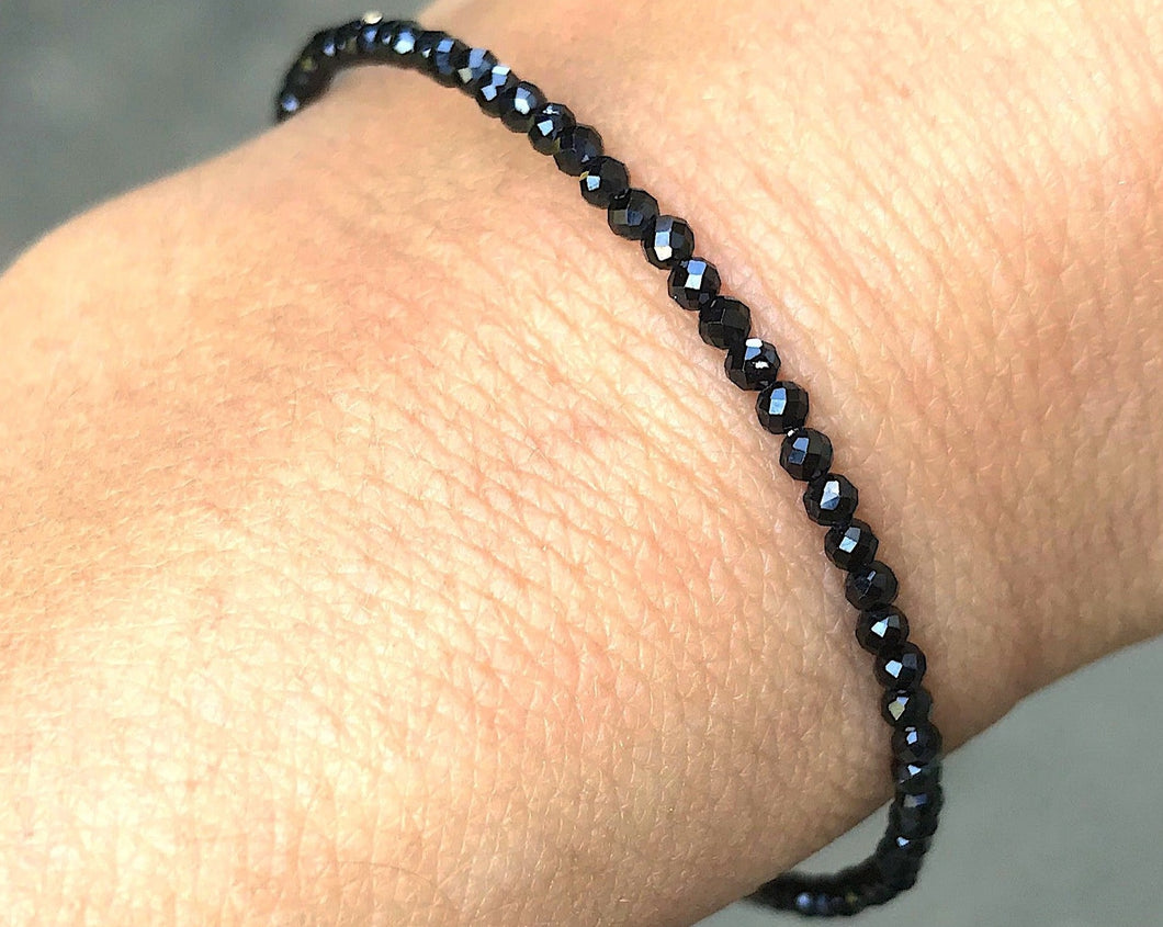 Black Spinel Bracelet