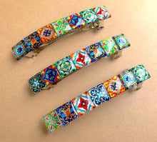 Load image into Gallery viewer, Spanish Tile Barrette
