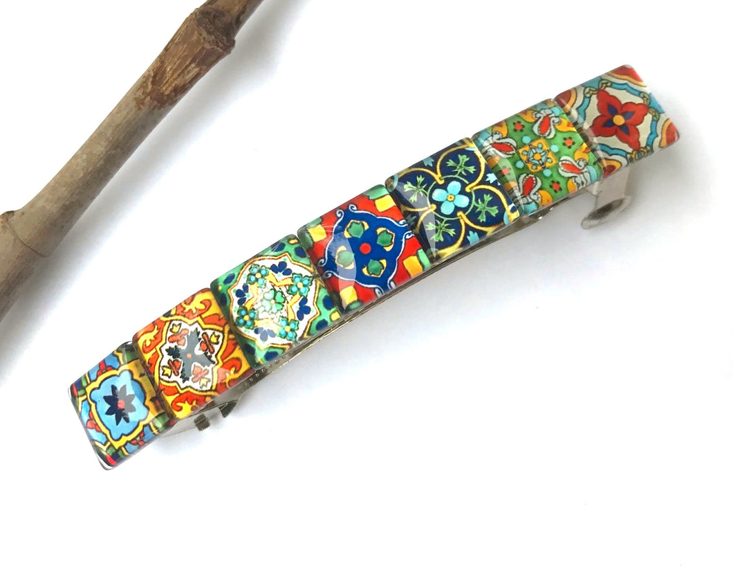 Spanish Tile Barrette