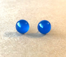 Load image into Gallery viewer, Blue Agate Studs
