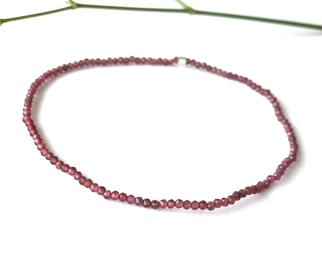 Garnet Stretch Bracelet