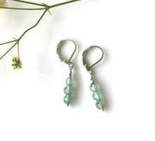 Load image into Gallery viewer, Small Dangle Earrings with Agate
