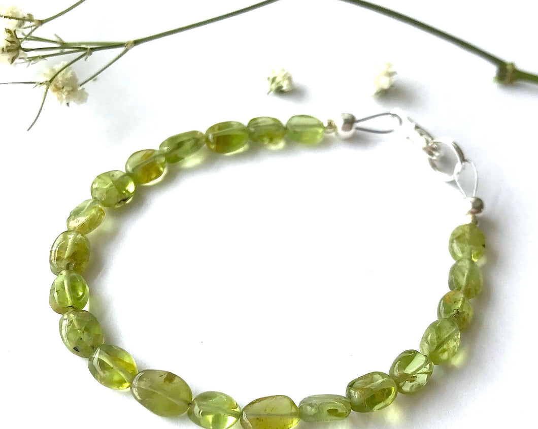 Genuine Peridot Bracelet