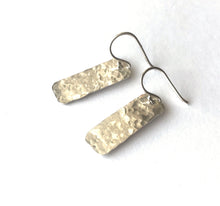 Load image into Gallery viewer, Hammered Sterling Silver Earrings
