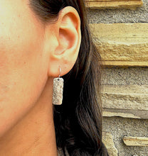 Load image into Gallery viewer, Hammered Sterling Silver Earrings
