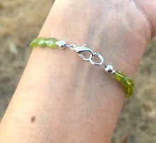 Load image into Gallery viewer, Genuine Peridot Bracelet
