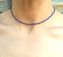 Load image into Gallery viewer, Tiny Lapis Stone Choker
