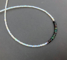 Load image into Gallery viewer, Black and White Opal Necklace
