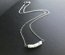 Load image into Gallery viewer, Moonstone Necklace on Sterling Silver
