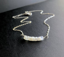 Load image into Gallery viewer, Moonstone Necklace on Sterling Silver
