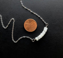 Load image into Gallery viewer, Moonstone Necklace on Sterling Silver
