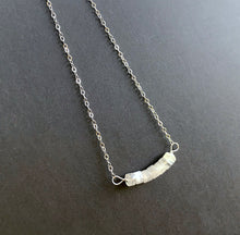 Load image into Gallery viewer, Moonstone Necklace on Sterling Silver
