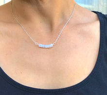 Load image into Gallery viewer, Moonstone Necklace on Sterling Silver
