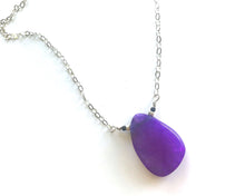 Load image into Gallery viewer, Purple Agate Necklace
