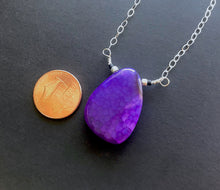 Load image into Gallery viewer, Purple Agate Necklace
