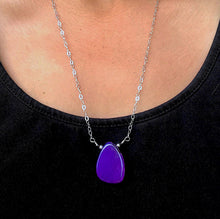 Load image into Gallery viewer, Purple Agate Necklace
