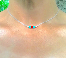 Load image into Gallery viewer, Tiny Turquoise Choker
