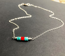 Load image into Gallery viewer, Tiny Turquoise Choker
