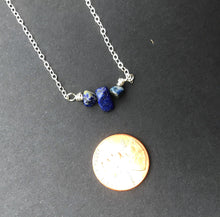 Load image into Gallery viewer, Dainty Lapis Lazuli Choker
