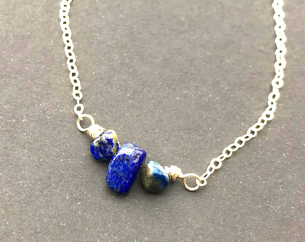 Dainty Lapis Lazuli Choker