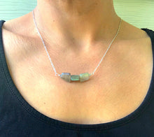 Load image into Gallery viewer, Labradorite and Silver Necklace
