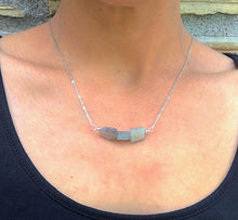 Load image into Gallery viewer, Labradorite and Silver Necklace
