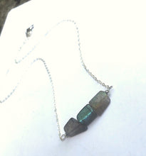 Load image into Gallery viewer, Labradorite and Silver Necklace
