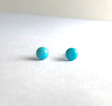 Load image into Gallery viewer, Tiny Turquoise Studs
