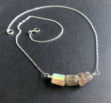 Load image into Gallery viewer, Labradorite and Silver Necklace
