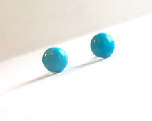 Load image into Gallery viewer, Tiny Turquoise Studs
