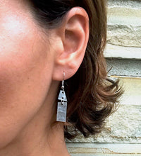 Load image into Gallery viewer, Geometric Tin Earrings
