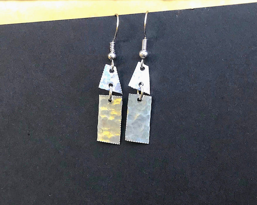 Geometric Tin Earrings