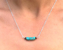 Load image into Gallery viewer, Turquoise with Wood, Boho Necklaces
