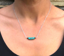 Load image into Gallery viewer, Turquoise with Wood, Boho Necklaces
