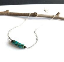 Load image into Gallery viewer, Turquoise with Wood, Boho Necklaces
