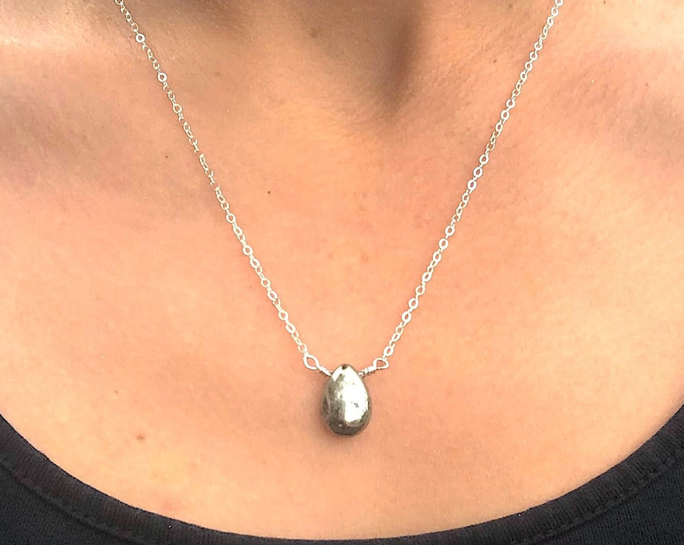 Iron Pyrite Necklace