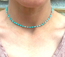 Load image into Gallery viewer, Turquoise Beaded Choker
