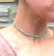 Load image into Gallery viewer, Turquoise Beaded Choker
