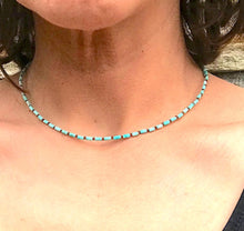 Load image into Gallery viewer, Turquoise Beaded Choker
