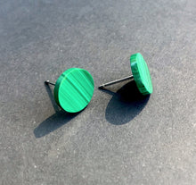 Load image into Gallery viewer, Malachite Stone Earrings
