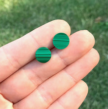 Load image into Gallery viewer, Malachite Stone Earrings
