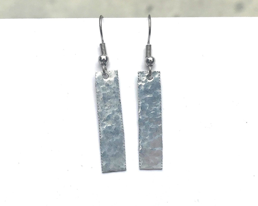 Hammered Tin Earrings