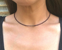 Load image into Gallery viewer, Tiny Garnet Choker
