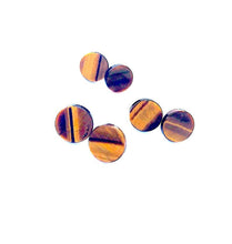 Load image into Gallery viewer, Tigers Eye Coin Shaped Studs
