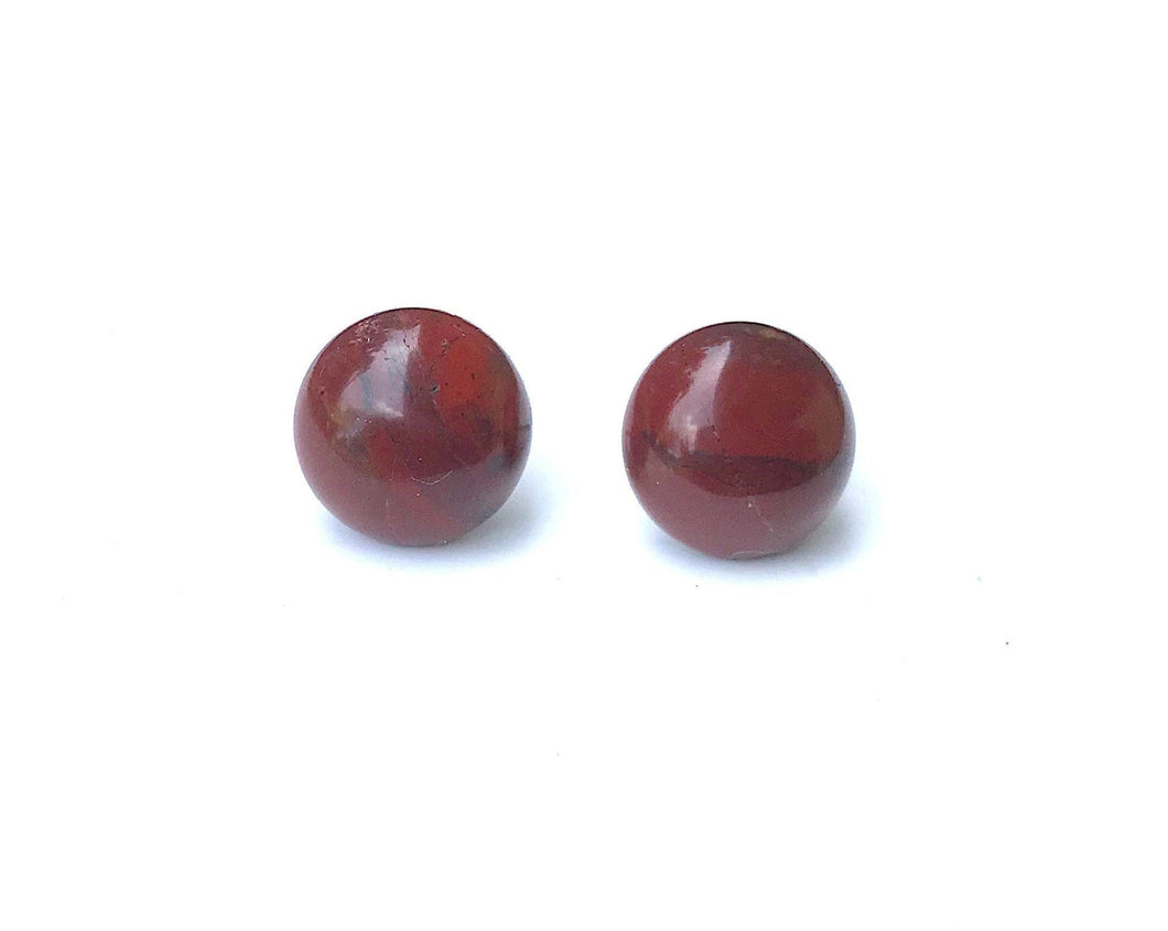 Red Jasper Studs