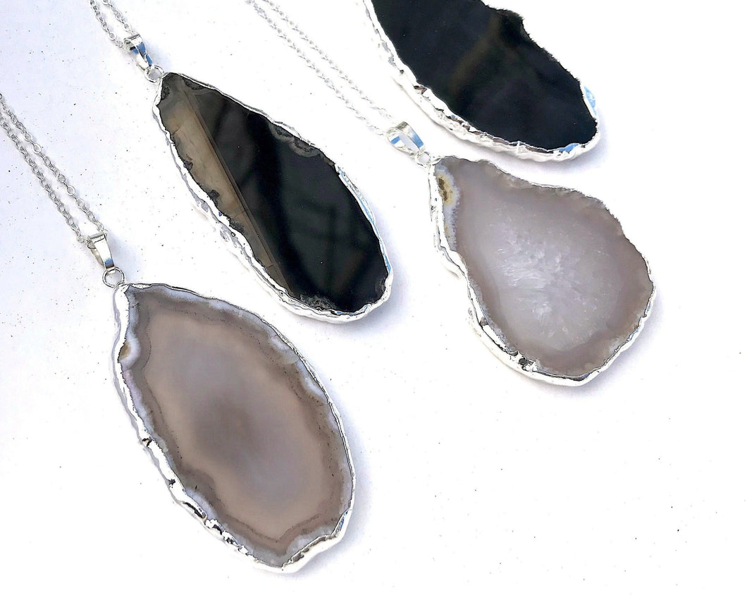 Agate Slice Necklace